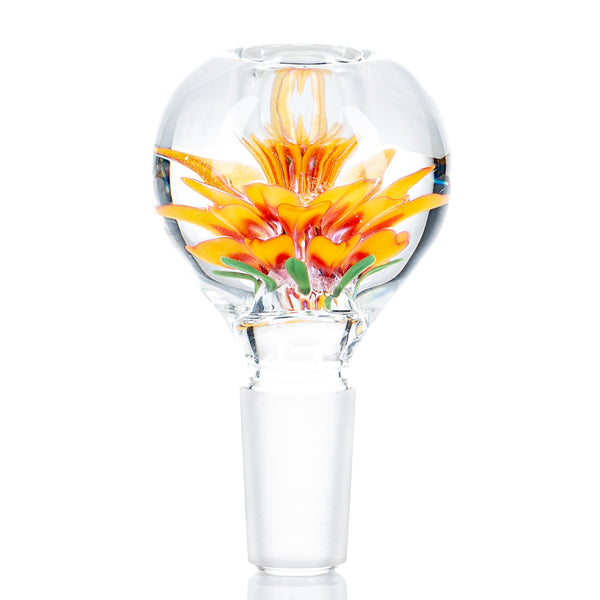 #4 14mm Lampwork Flower Bowl by Swan Glass