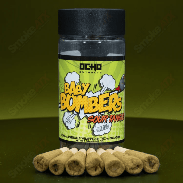 5g Sour Tangie THCa Ocho Baby Bombers - Smoke ATX 