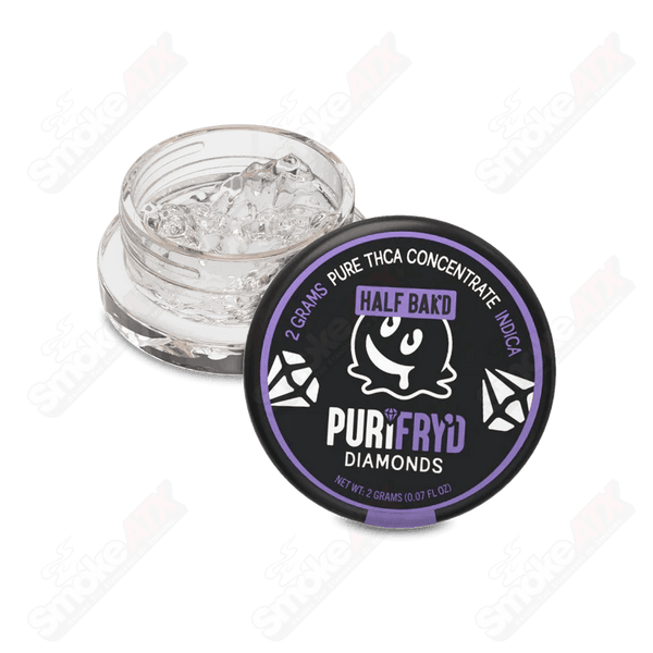 2g Purple Urkel THCa Purifryd Diamonds Half Bak'd - Smoke ATX 