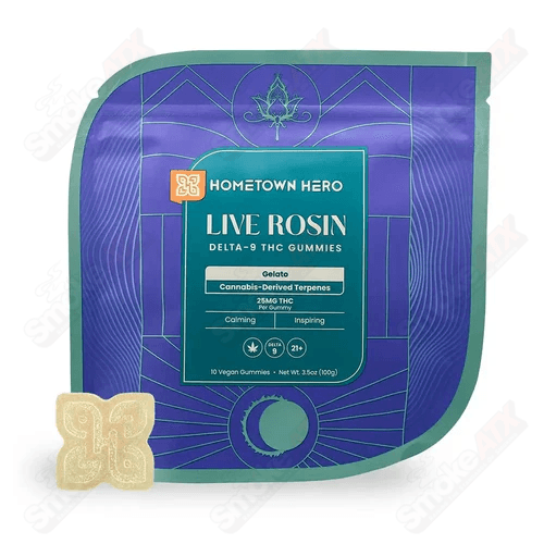 250mg Gelato Delta-9 Live Rosin Gummies Hometown Hero - Smoke ATX 