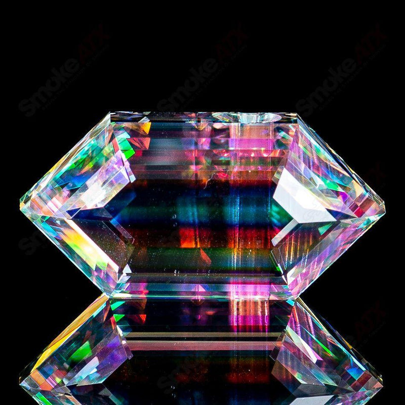 Dichro Diamond Faceted Pendant by Fatal Facets