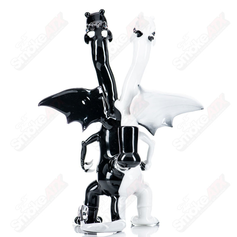 Double Headed Dragon Hendy Glass - Smoke ATX 