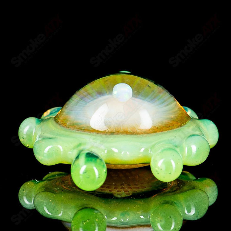 Slime Fume Opal Pendant by Daisuke Saito (Disk of Slop) - Smoke ATX