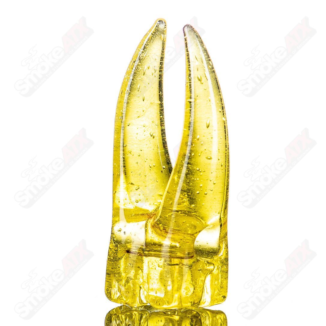 #2 Teeth Pendant Grime Glass