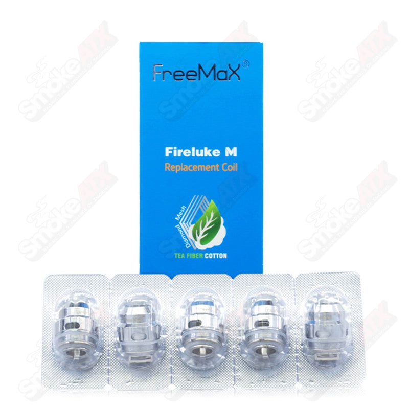 5 PCS 0.15 ohm Fireluke M TX3 Mesh Replacement Coils FreeMax - Smoke ATX 