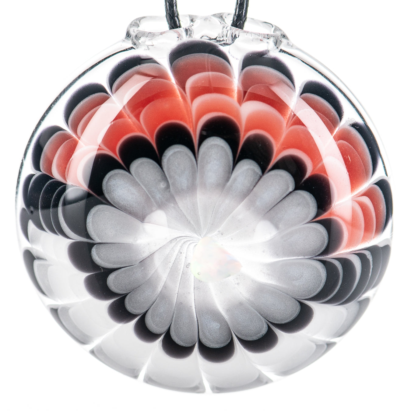 Focused Fire Dot Stack Pokeball Pendant
