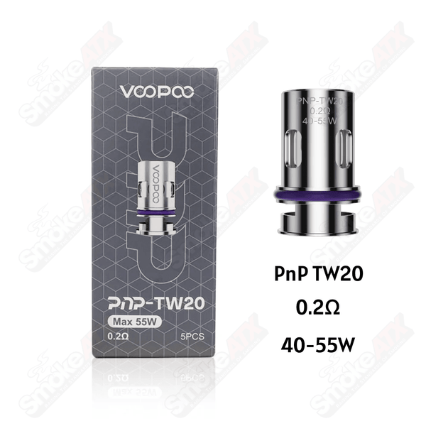 5PCS  .2ohm PnP-TW20 Replacement Coils VooPoo - Smoke ATX 