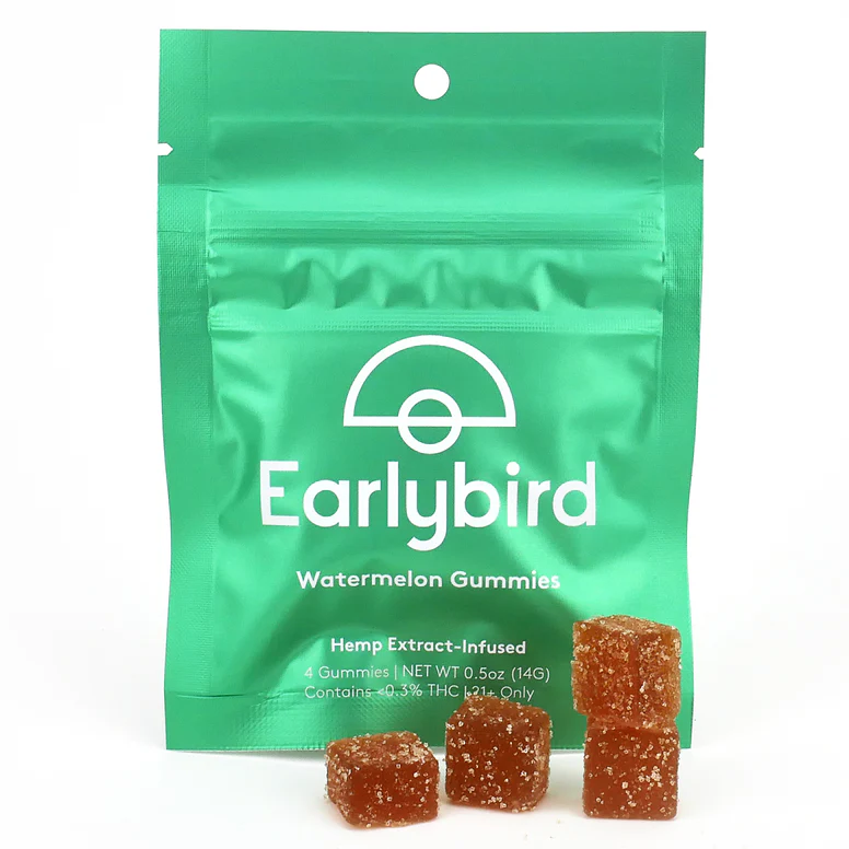 Watermelon 4ct Early Bird Gummies - Smoke ATX 