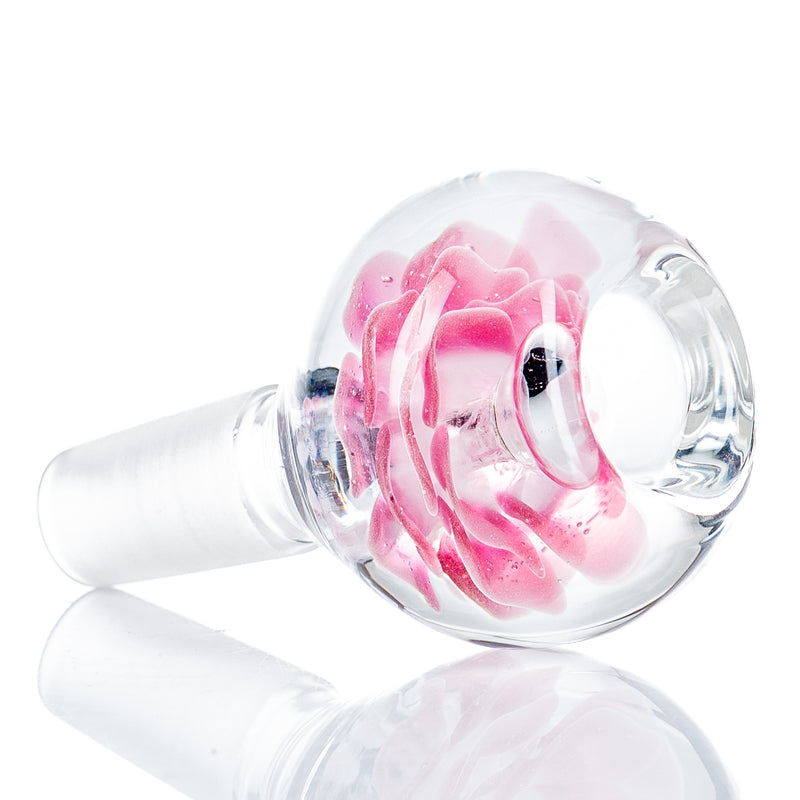 #3 14mm Flower Marble Bowl by Swan Glass