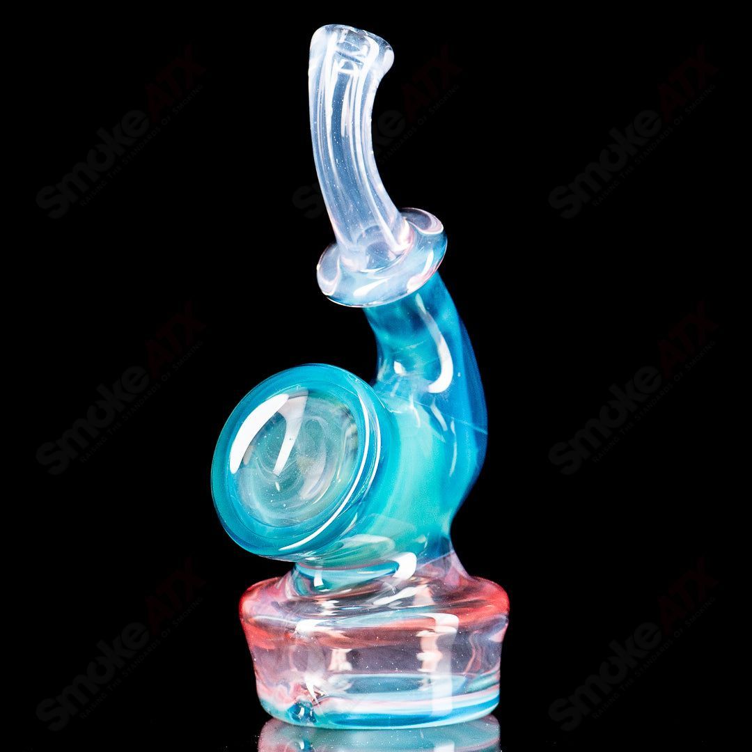 Meta Sherlock Puffco Dry Top by JMass, clear glass Puffco top with intricate Sherlock Holmes design for enhanced vapor sessions.