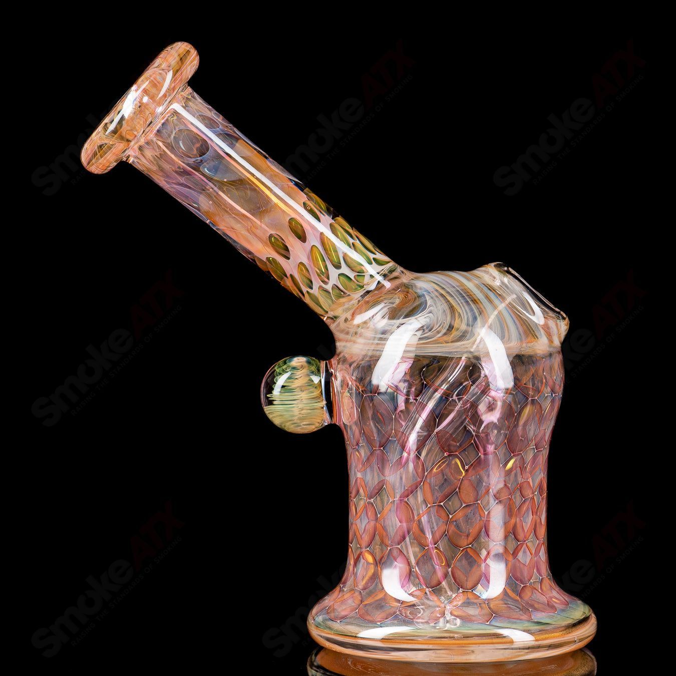 Gold Fume Layback Rig by Nancy Glass - Smoke ATX 