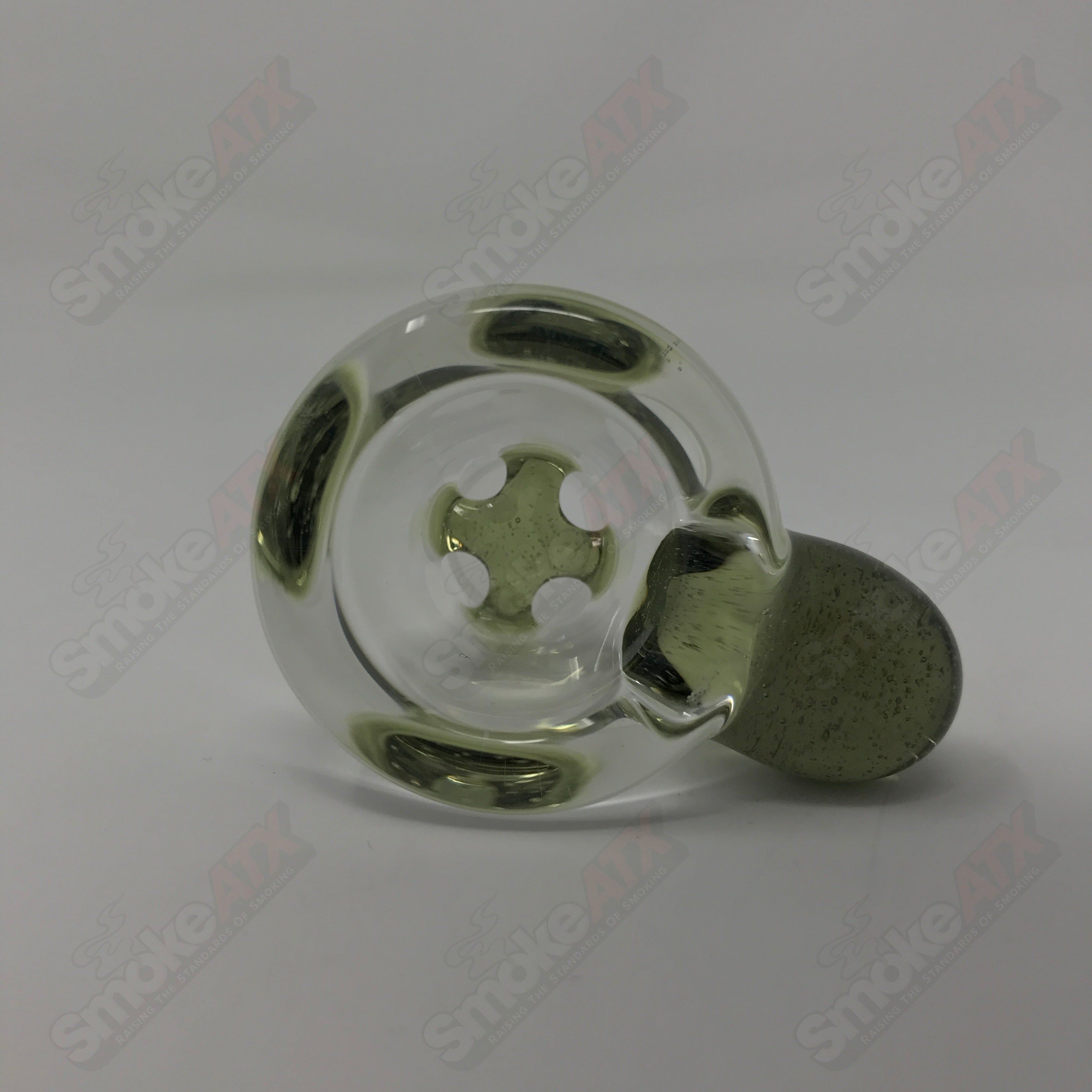 Parallax CFL Black T Glass 18mm Partial Accent Slide #8 - Smoke ATX