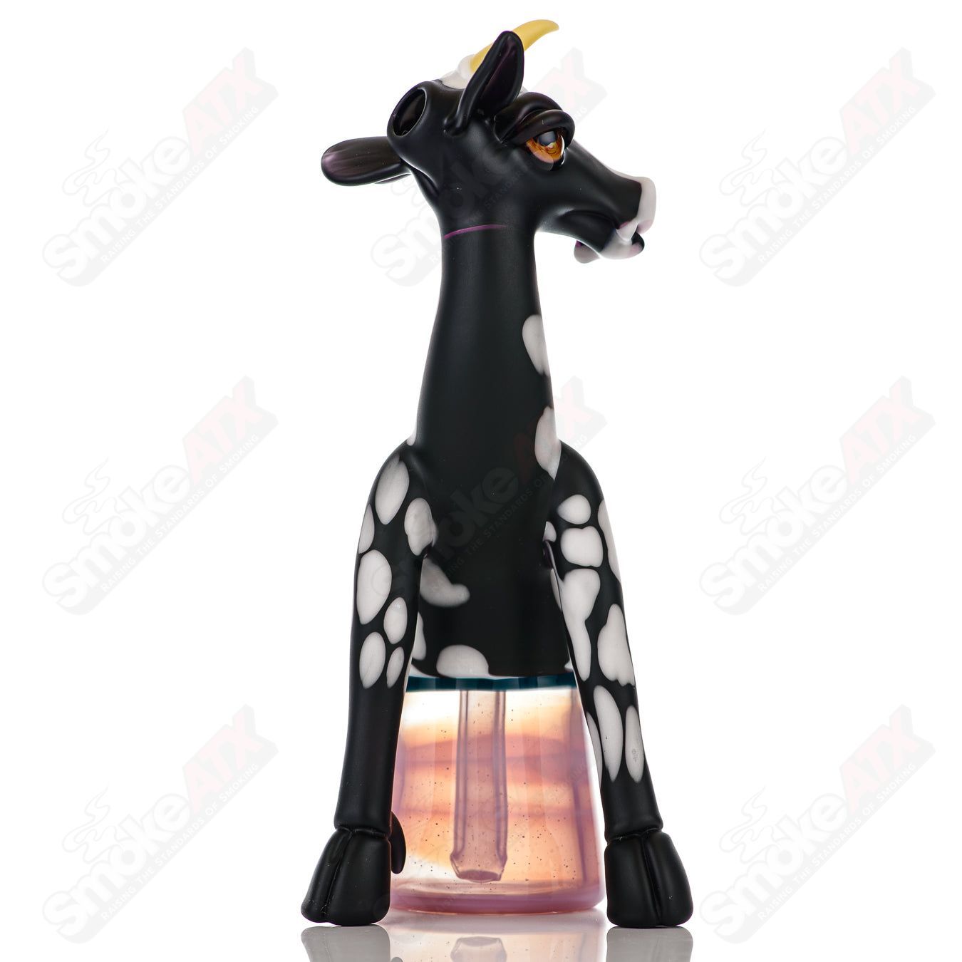 Sitting Cow Rig by Robertson Glass - Smoke ATX