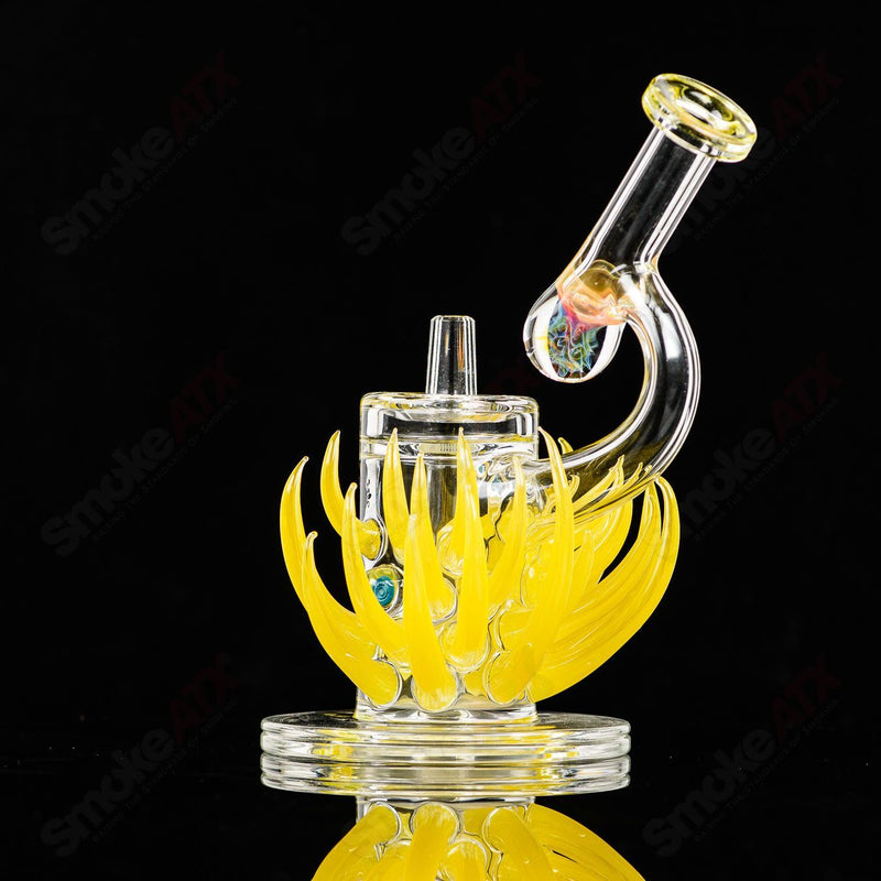 Horned Rig (4.0 Lemondrop ) E.Ross x Freeek Glass - Smoke ATX