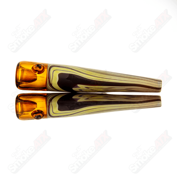 Large Wood  Grain Chillum Chad G - Smoke ATX