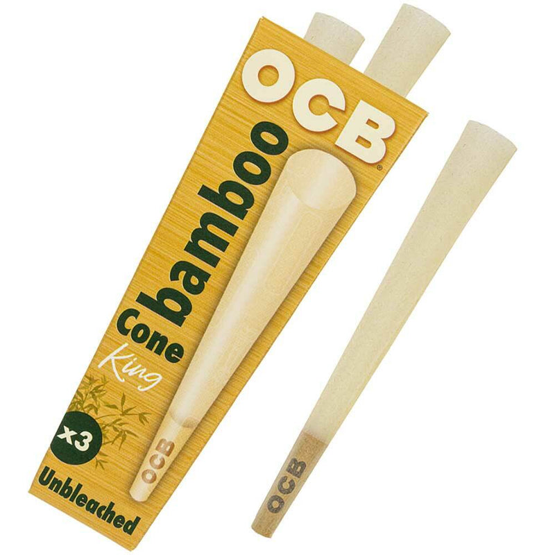3pk King Bamboo Cones OCB - Smoke ATX