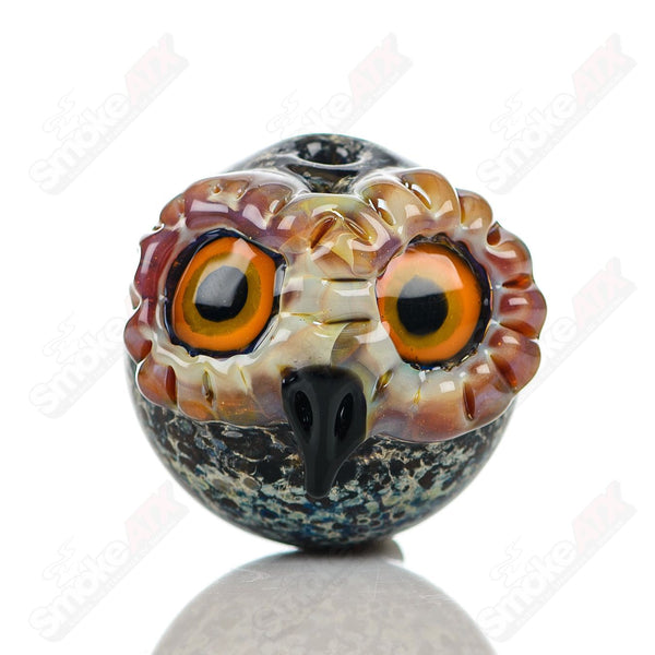 #5 Spotted Owl Carb Cap Four Winds Flameworks - Smoke ATX