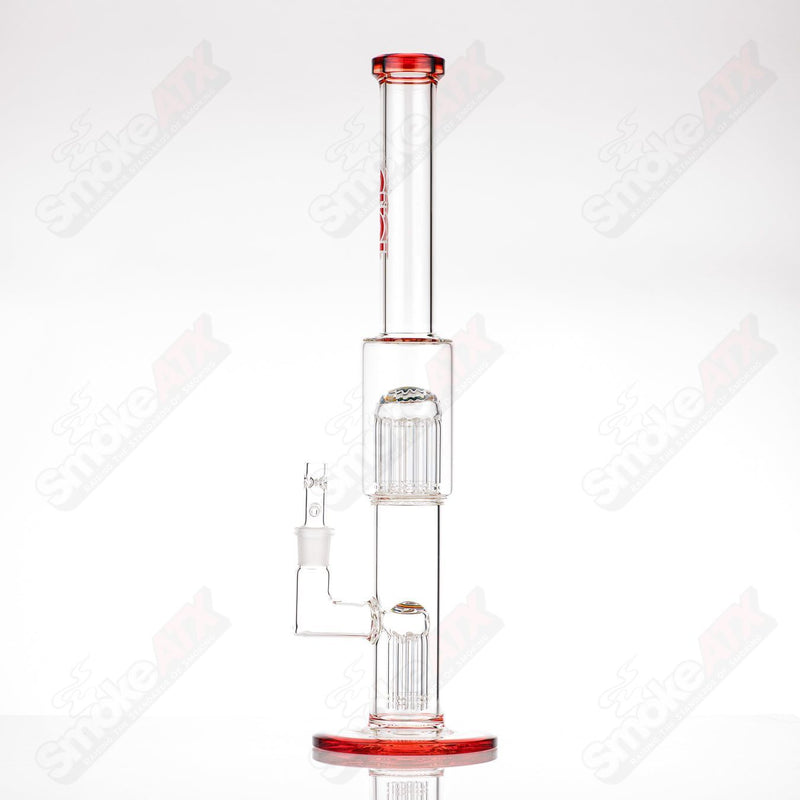 #2 18mm 7/13 Arm Perc w Worked Sections Toro Glass