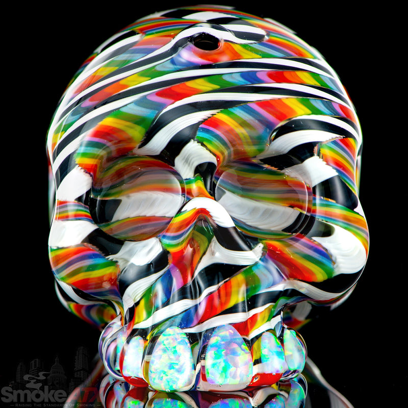 10mm Multi Colored Skull Shredder Carsten Carlile - Smoke ATX