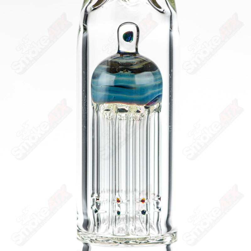 18in 18mm Inline to 8 Arm (Mystery Adventurine) Texas Tubes - Smoke ATX