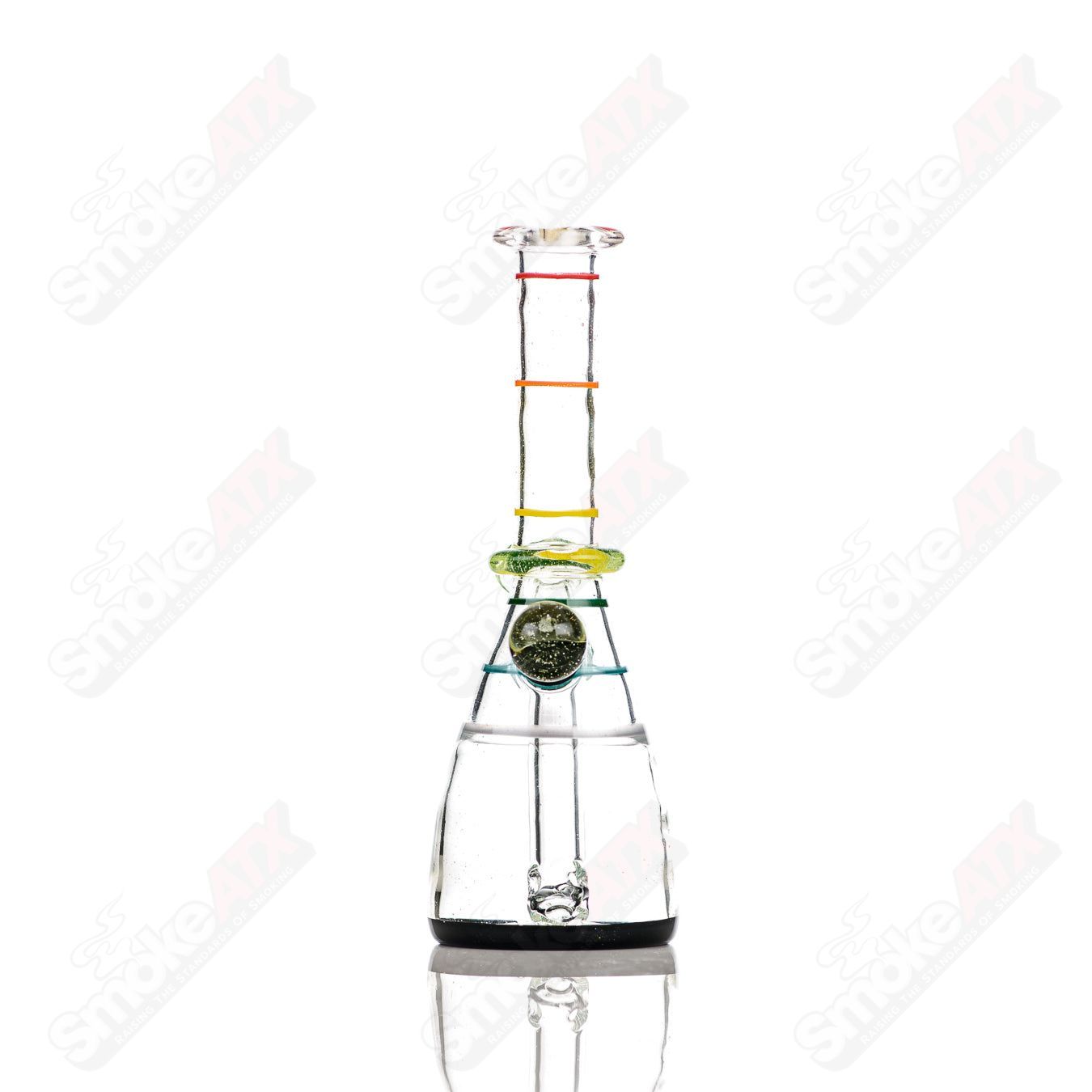 1 10mm UV Secret Double Rainbow Tube Dustorm Glass - Smoke ATX