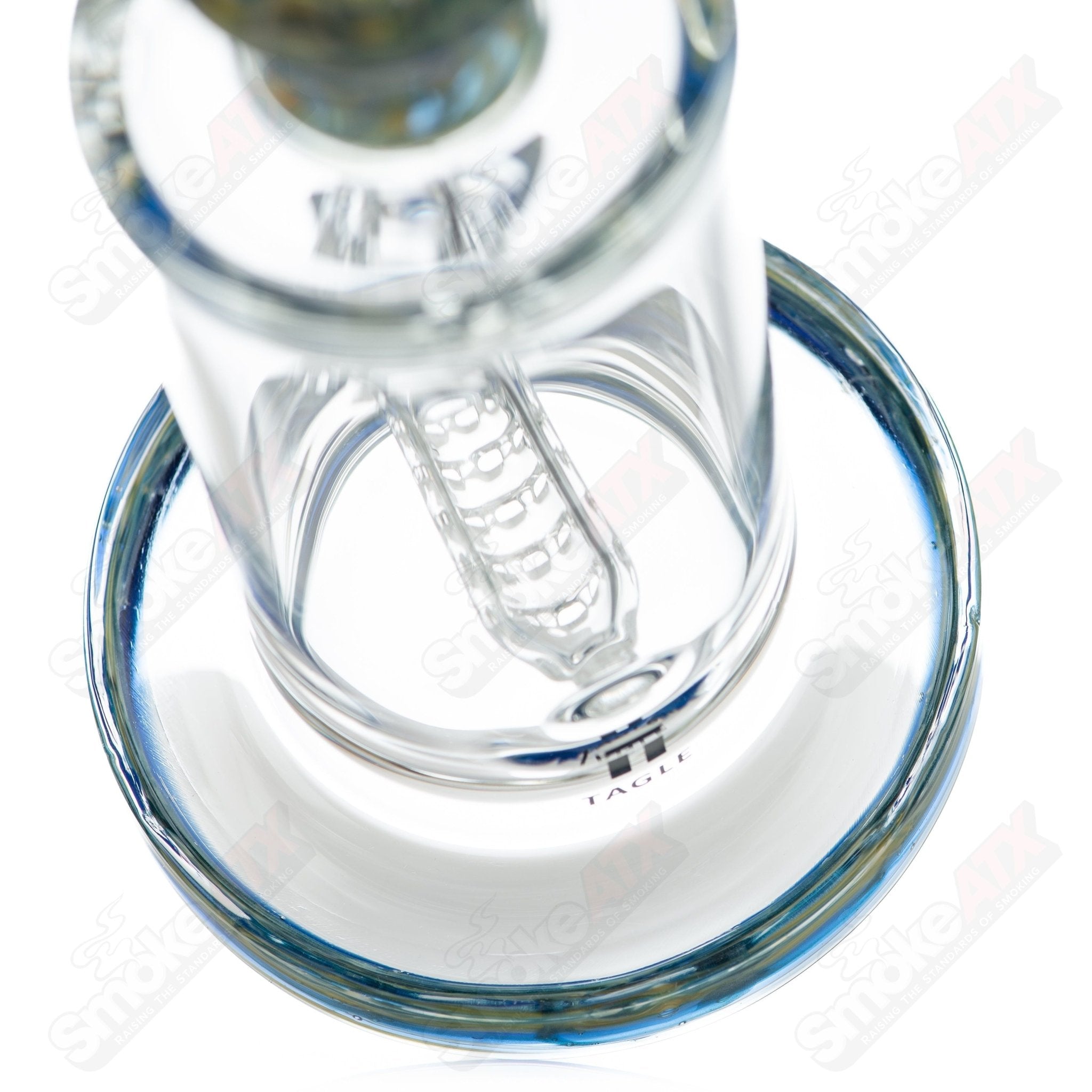1 14mm 60mm Wrap n Rake Inline Tube Tagle Glass - Smoke ATX