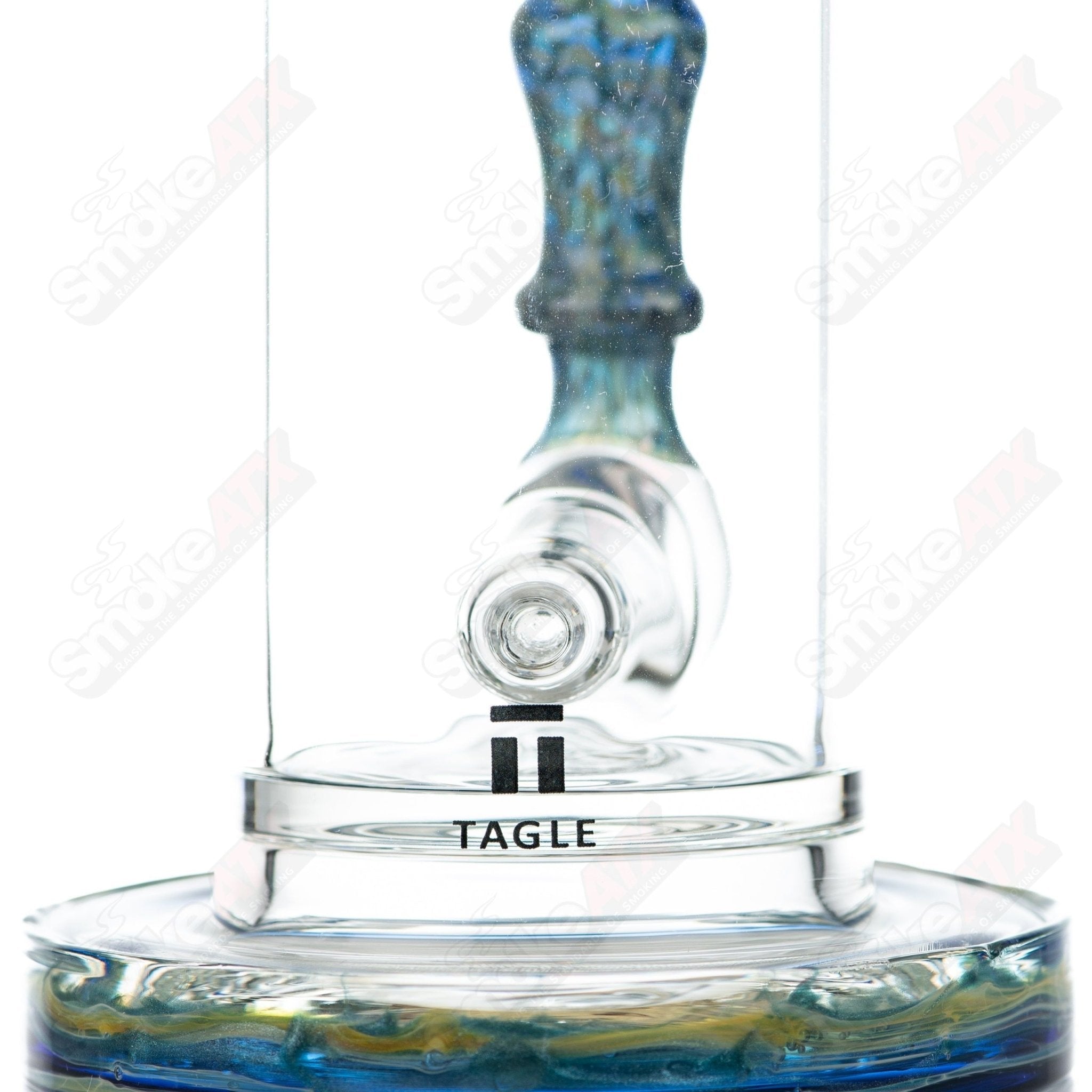 1 14mm 60mm Wrap n Rake Inline Tube Tagle Glass - Smoke ATX