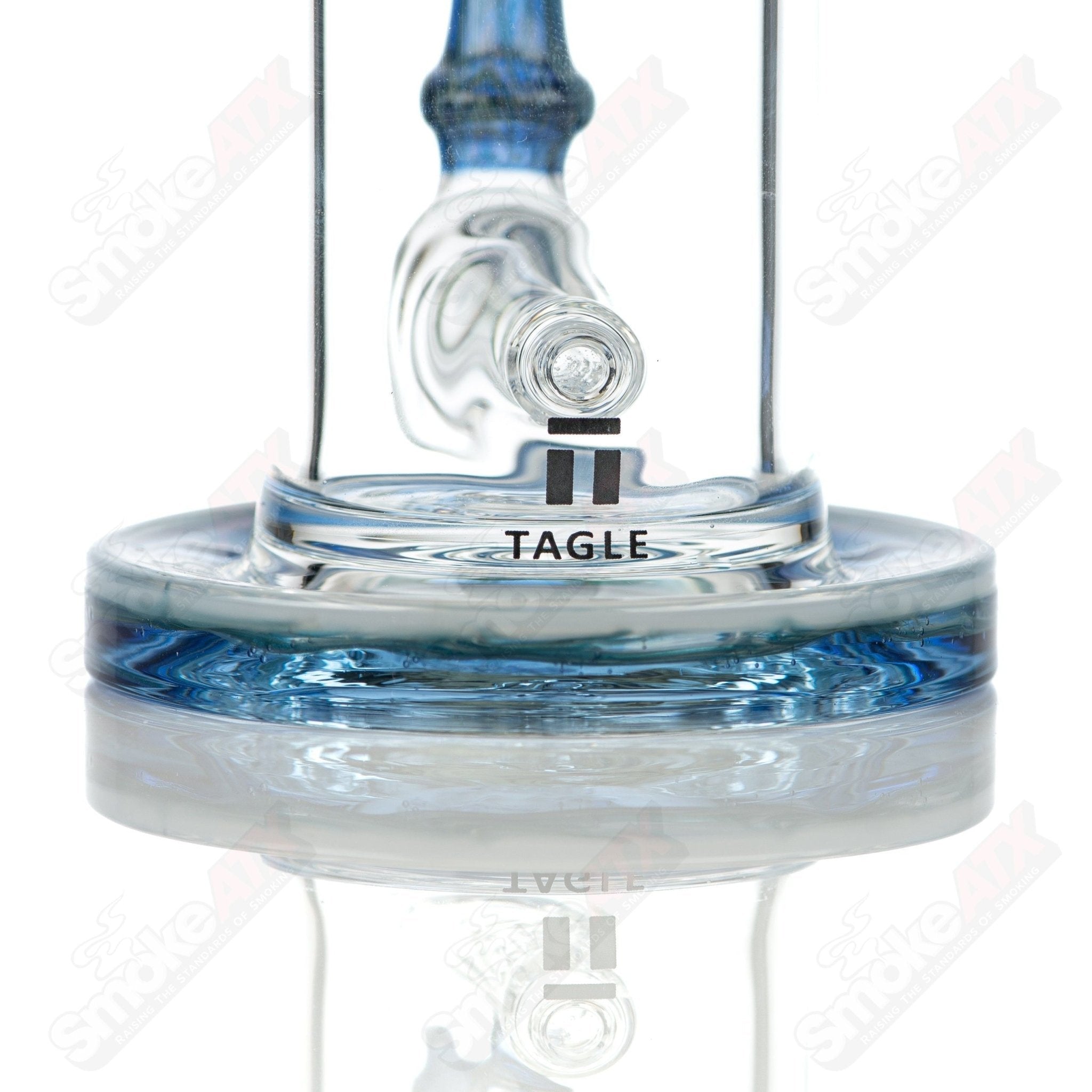 1 18mm 50mm Wrap n Rake Inline Tube Tagle Glass - Smoke ATX