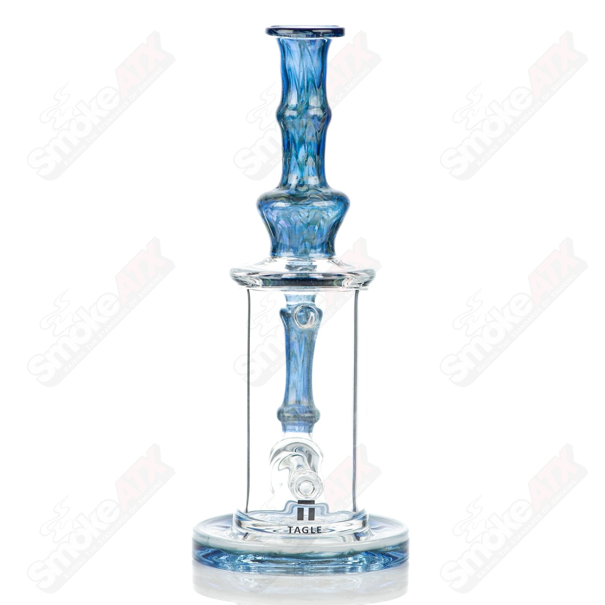 1 18mm 50mm Wrap n Rake Inline Tube Tagle Glass - Smoke ATX