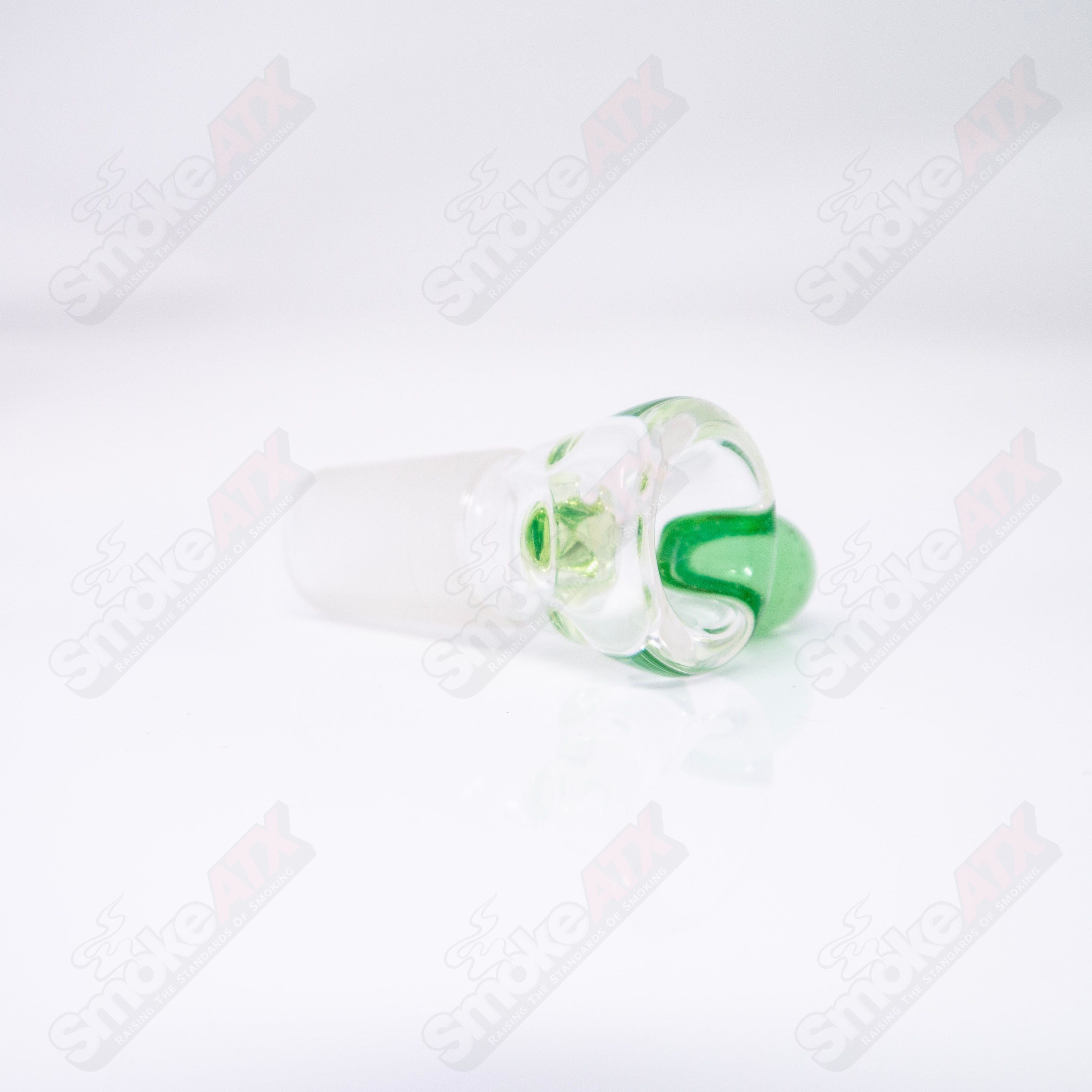 Black T Glass 18mm Partial Accent Slide #3 - Smoke ATX