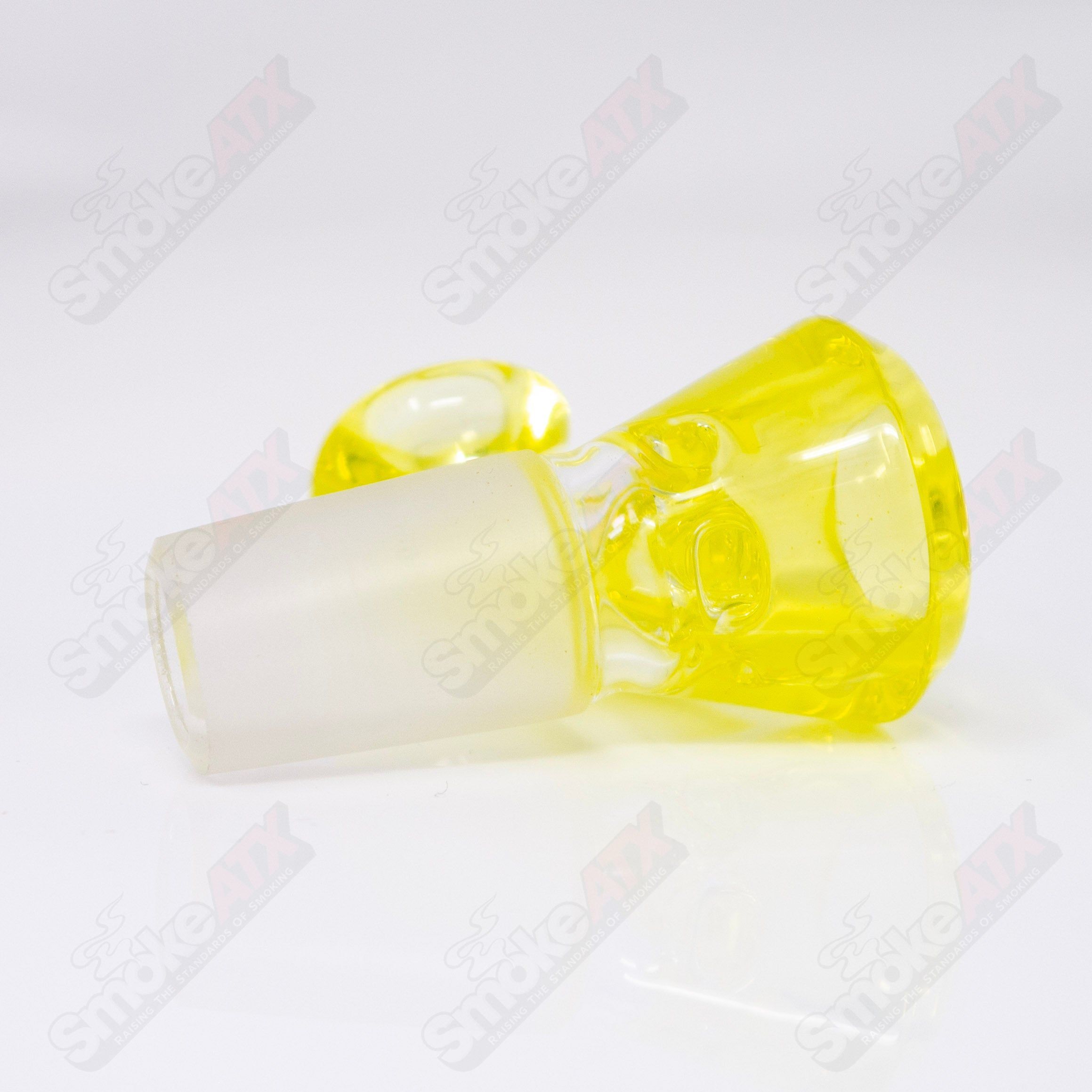 Lemondrop 18mm Full Accent Slide Black T Glass #4 - Smoke ATX