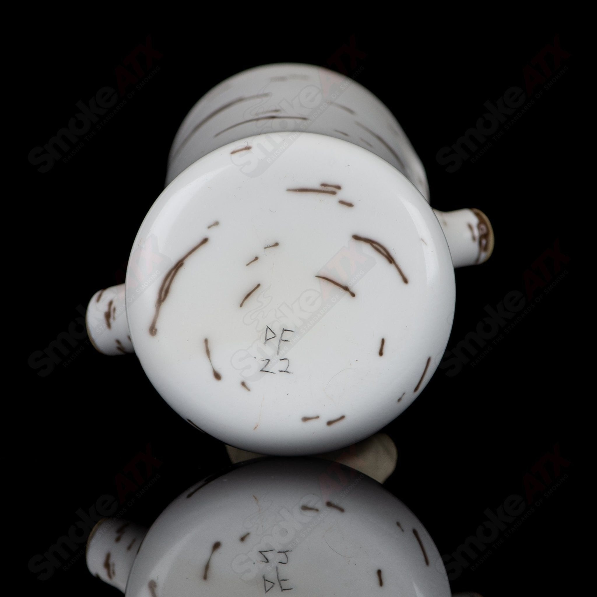 1 Birch Poker Pipe Foster Glass - Smoke ATX