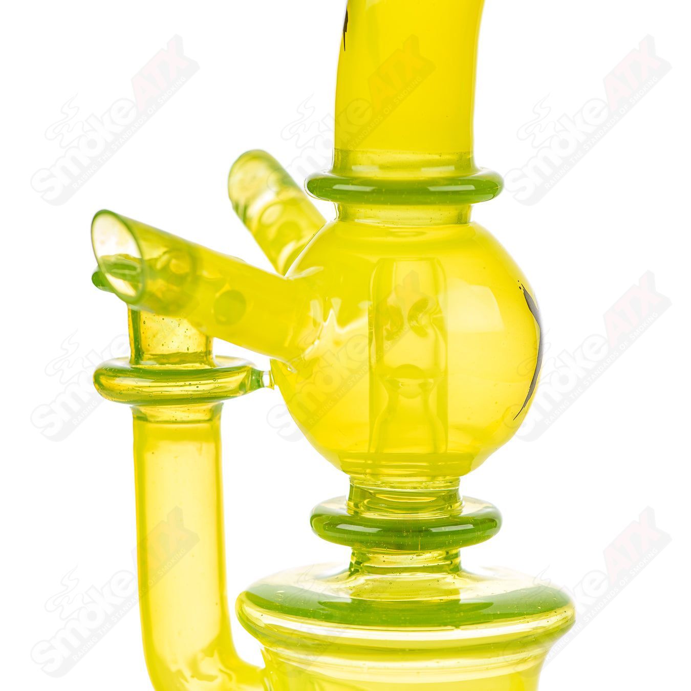 1 Colored Xhalerator RAM Robert Mickelsen Glass - Smoke ATX