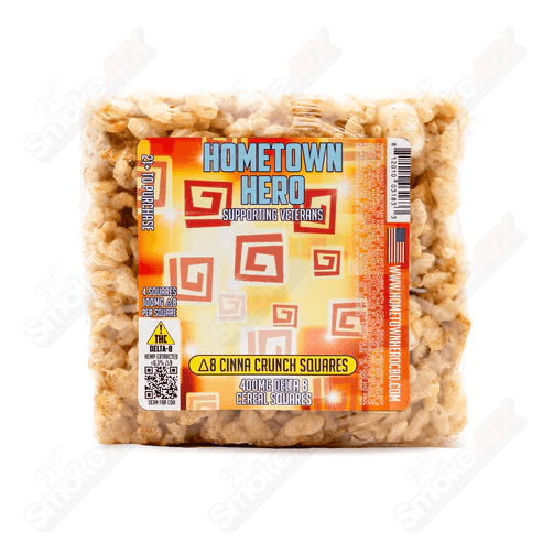 400mg Cinna Crunch Delta-8 Squares Hometown Hero - Smoke ATX