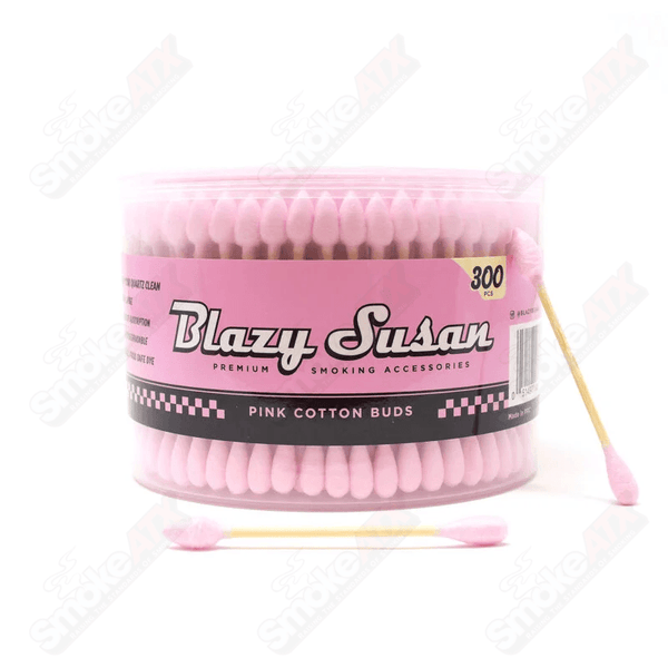 Blazy Susan Pink Cotton Buds 300ct - Smoke ATX