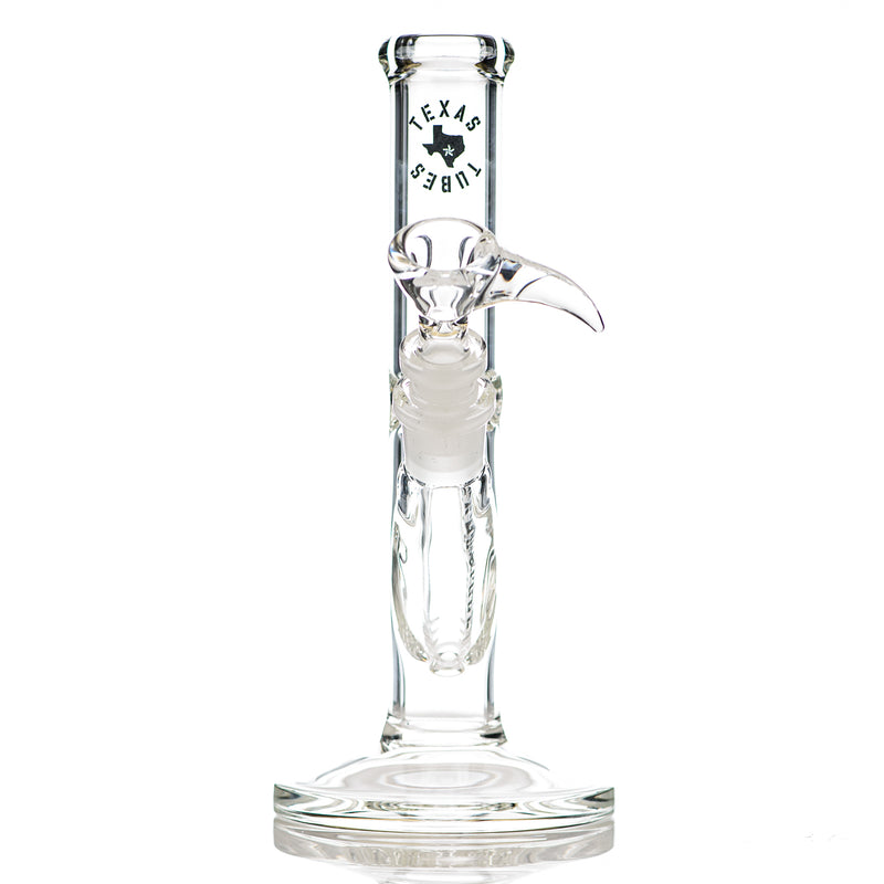 14mm 8.5in Clear Straight Tube Texas Tubes - Smoke ATX