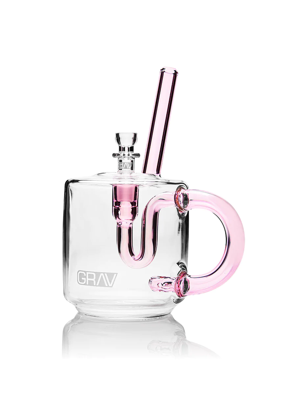 Clear/Pink Coffee Mug Grav - Smoke ATX