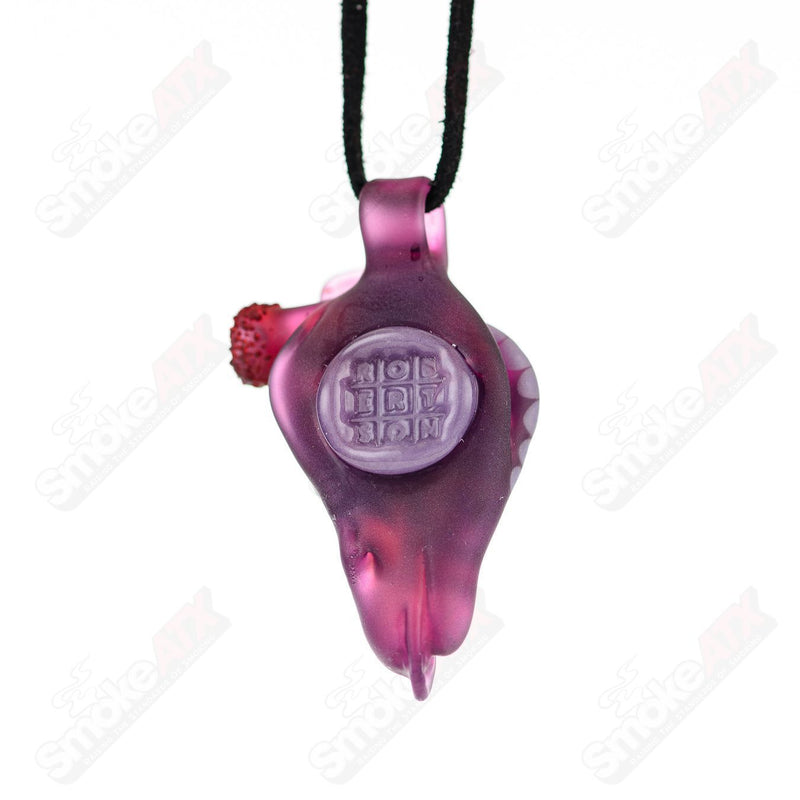 Giraffe Pendant Robertson Glass Royal Jelley and Wisteria - Smoke ATX