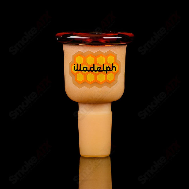 Full Color Frosted Honeycomb Series Beaker Illadelph - Smoke ATX
