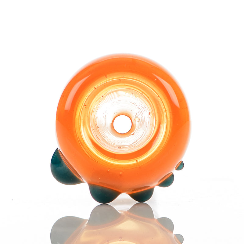 #20 18mm Full Color Push Slide Bowl Dustorm Glass