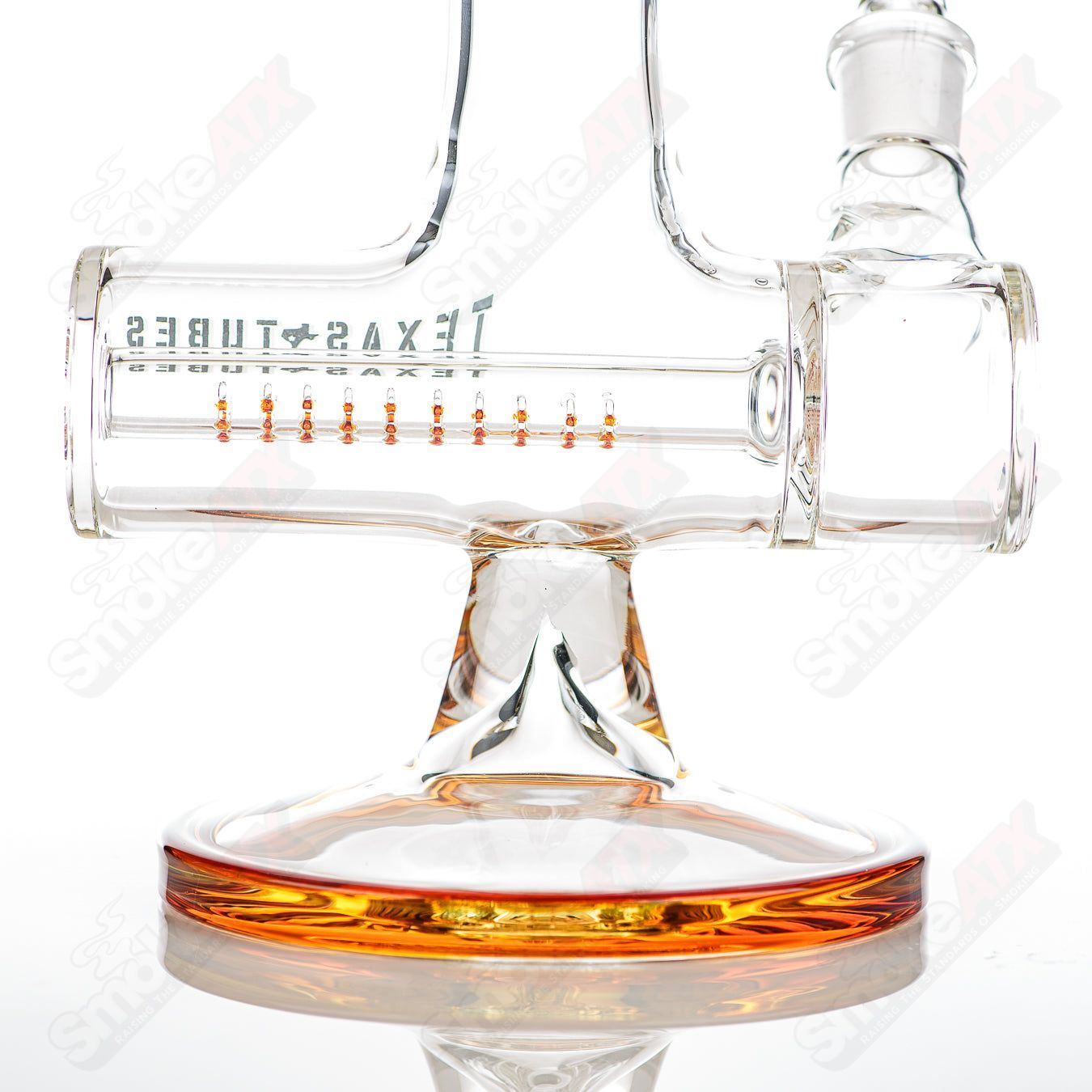 17in 50x5mm Color Inline (Amber Purple) Texas Tubes - Smoke ATX