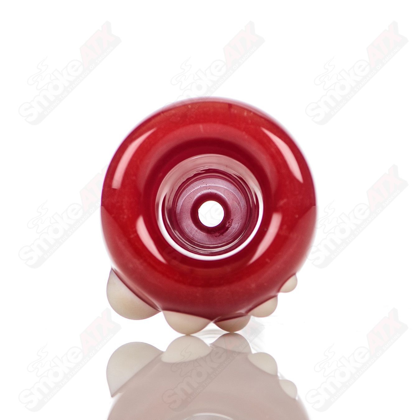 18 18mm Full Color Push Slide Bowl Dustorm Glass - Smoke ATX