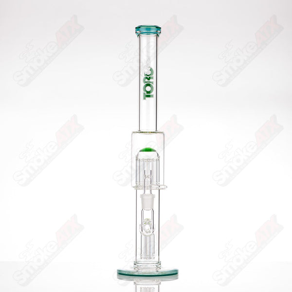 #1 18mm 7/13 Arm Perc w Color Cap Toro Glass - Smoke ATX