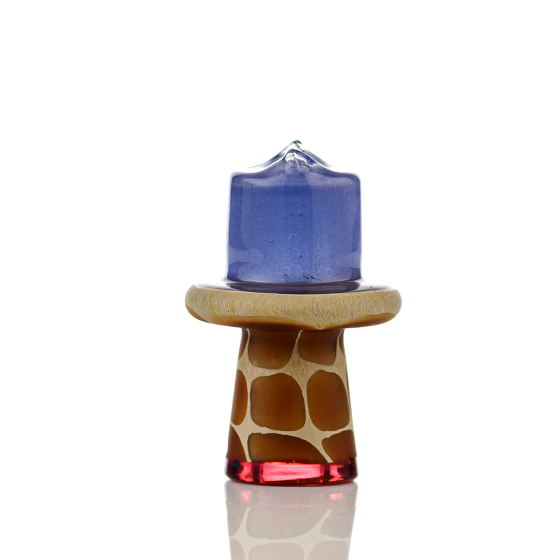 Blue Giraffe Spinner Cap w Pearl Robertson Glass - Smoke ATX