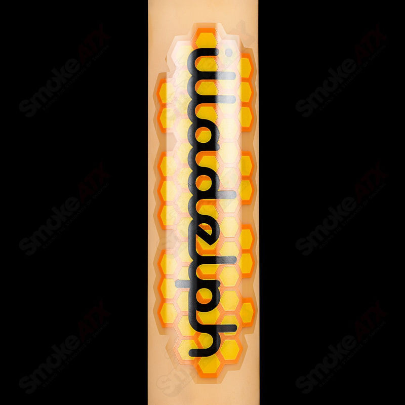 Full Color Frosted Honeycomb Series Beaker Illadelph - Smoke ATX