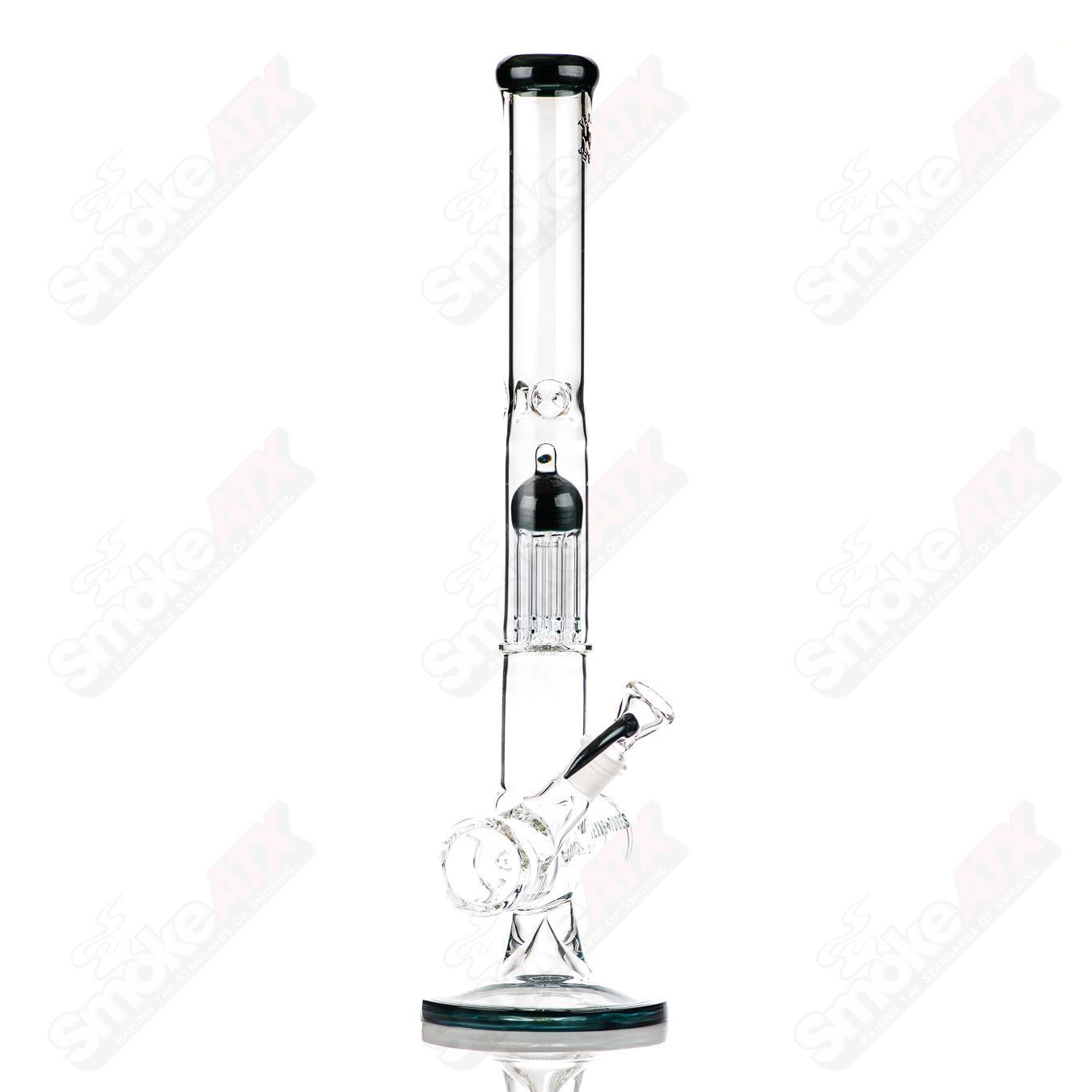 18in 18mm Inline to 8 Arm (Unobtainium) Texas Tubes - Smoke ATX