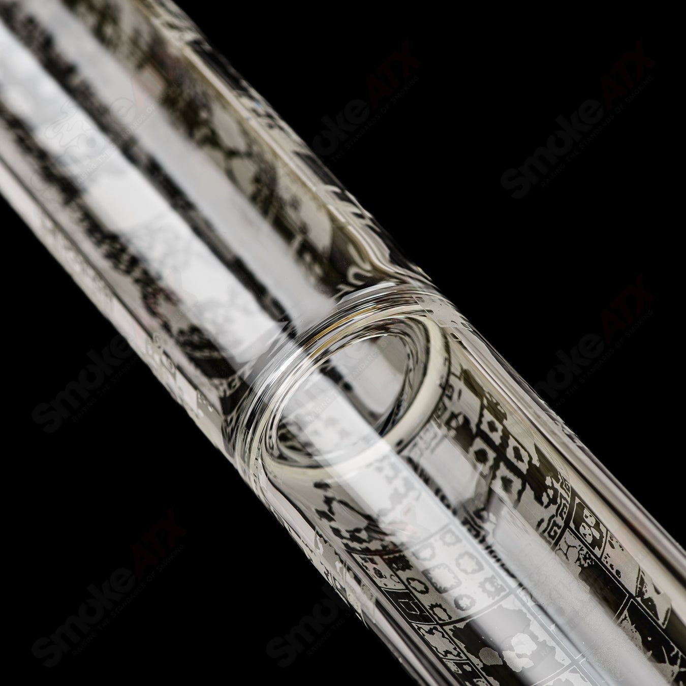18mm Limited Edition /100 Sandblasted Inline Tube Crunklestein x Terroir - Smoke ATX
