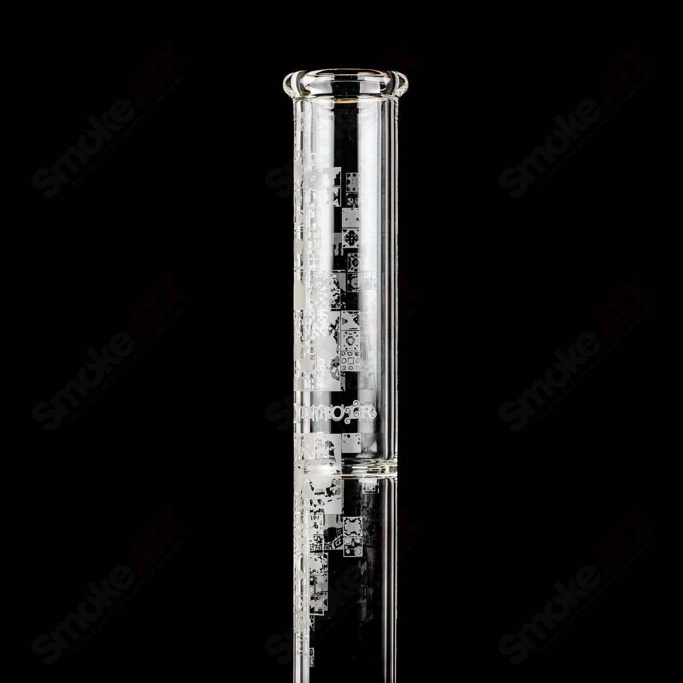 18mm Limited Edition /100 Sandblasted Inline Tube Crunklestein x Terroir - Smoke ATX
