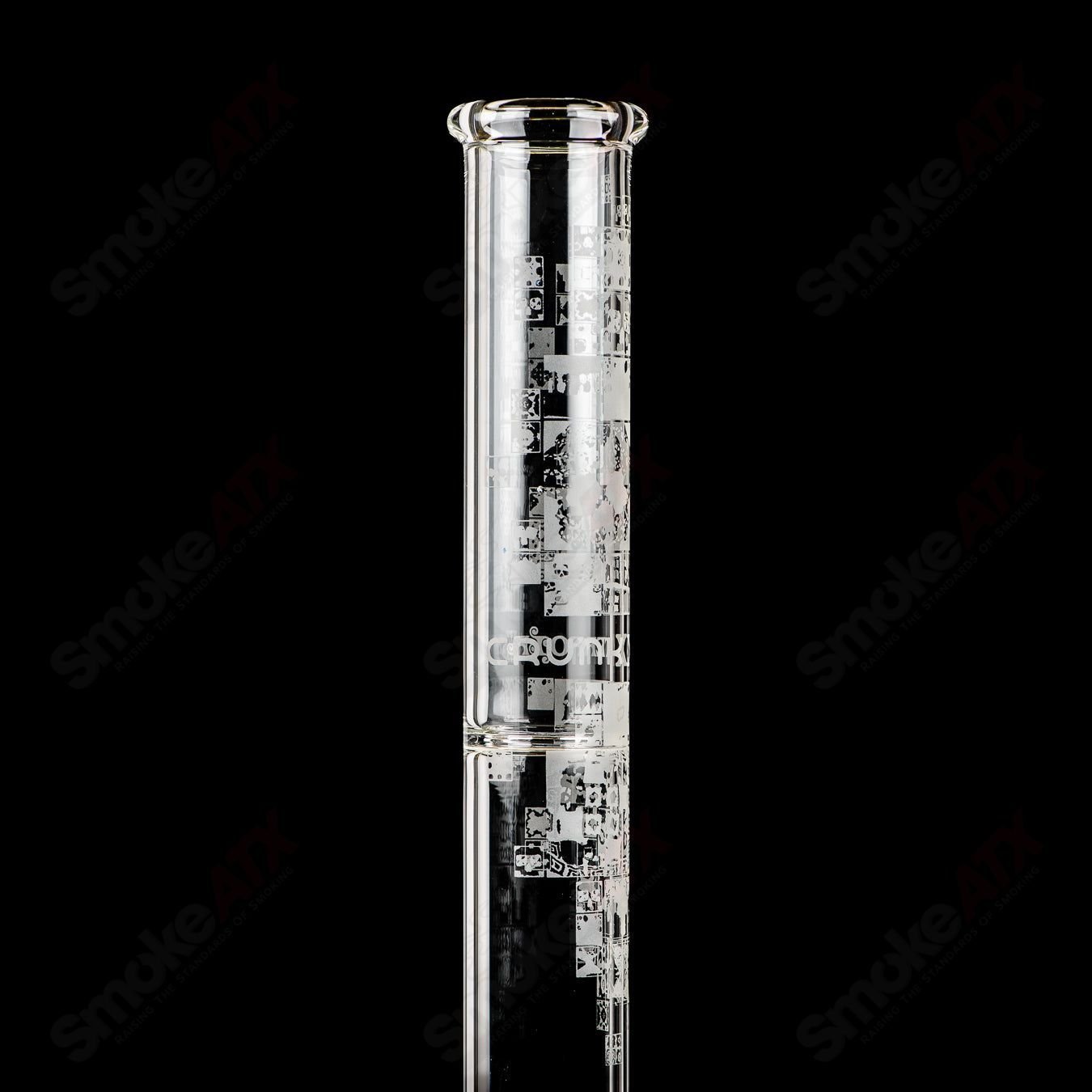 18mm Limited Edition /100 Sandblasted Inline Tube Crunklestein x Terroir - Smoke ATX