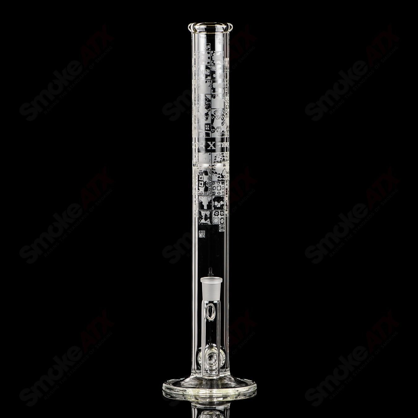 18mm Limited Edition /100 Sandblasted Inline Tube Crunklestein x Terroir - Smoke ATX